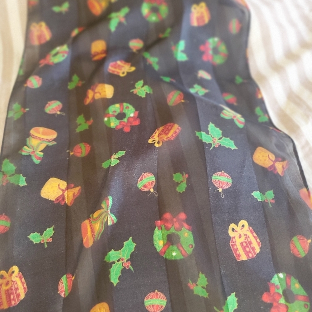 Festive Holiday Scarf Multi Colors